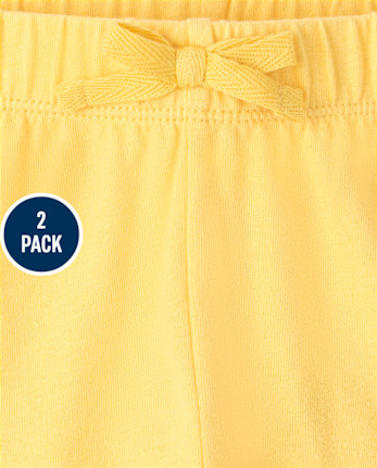 Lot de 2 shorts imprimés pour fille