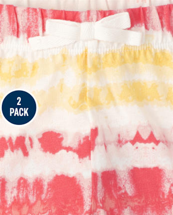 Lot de 2 shorts imprimés pour fille