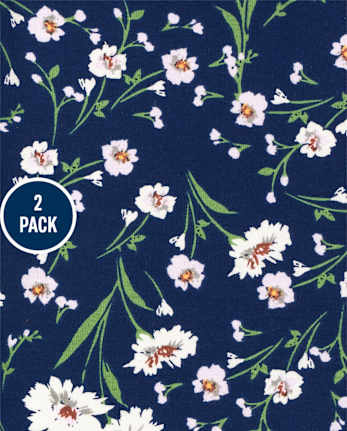 Girls Print Leggings 2-Pack