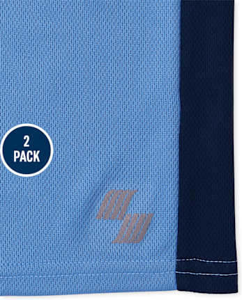 Boys Mesh Performance Top 2-Pack