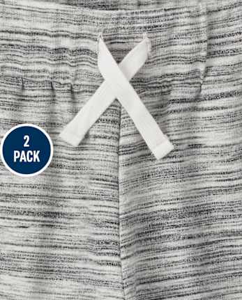 Pack de 2 pantalones cortos Marled French Terry para niños