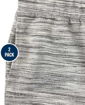 Pack de 2 pantalones cortos Marled French Terry para niños