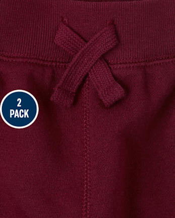 Baby And Toddler Fleece Jogger Pants 2-Pack