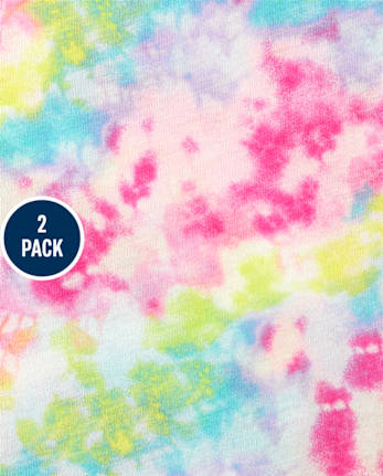 Girls Print Tee Shirt 2-Pack