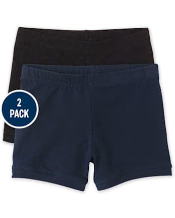 Girls Cartwheel Shorts 2-Pack - Plus