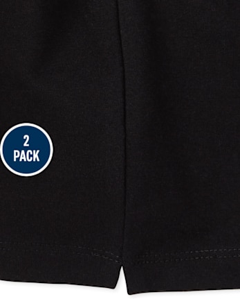 Pantalones cortos de uniforme Cartwheel para niñas, paquete de 2