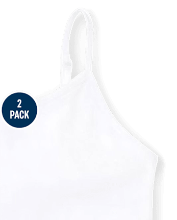 Camisola básica para niñas, paquete de 2