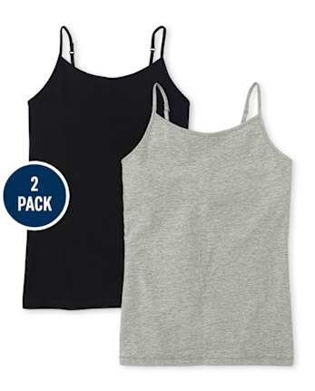 Camisola básica para niñas, paquete de 2