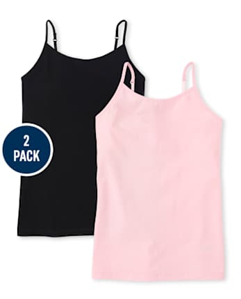 Camisola básica para niñas, paquete de 2