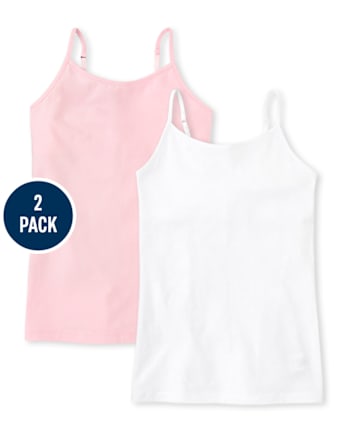 Camisola básica para niñas, paquete de 2