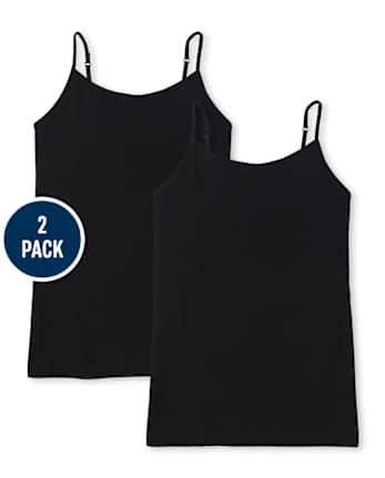 Camisola básica para niñas, paquete de 2