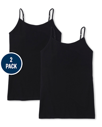Camisola básica para niñas, paquete de 2