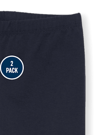 Paquete de 2 calzas para niñas