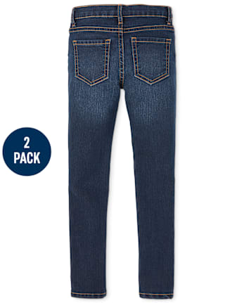 Lot de 2 jeans super skinny pour filles - Plus