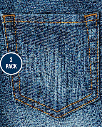 Lot de 2 jeans super skinny pour filles - Plus