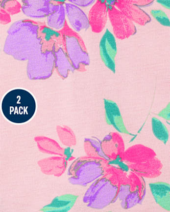 Toddler Girls Floral Skort 2-Pack