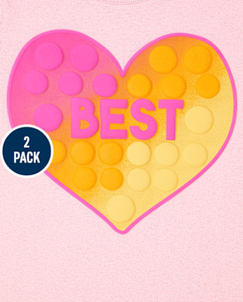 Girls Best Friends Graphic Tee 2-Pack