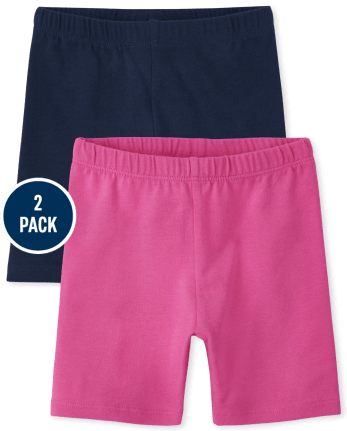 Toddler Girls Bike Shorts 2-Pack