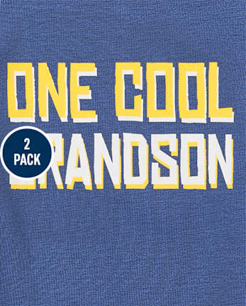 Baby And Toddler Boys Grandpa Graphic Tee 2-Pack