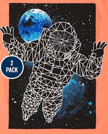 Boys Space Graphic Tee 2-Pack