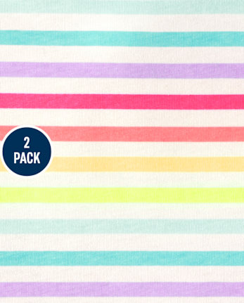 Vestido skater para niñas pequeñas, paquete de 2