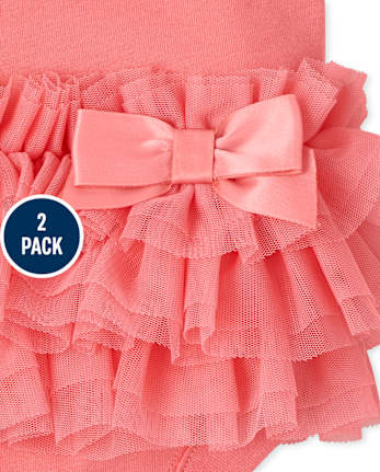 Baby Girls Princess Tutu Bodysuit 2-Pack