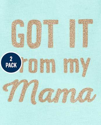 Baby Girls Princess Tutu Bodysuit 2-Pack