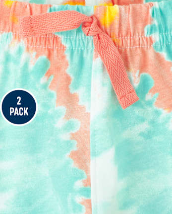 Baby Tie Dye Shorts 2-Pack