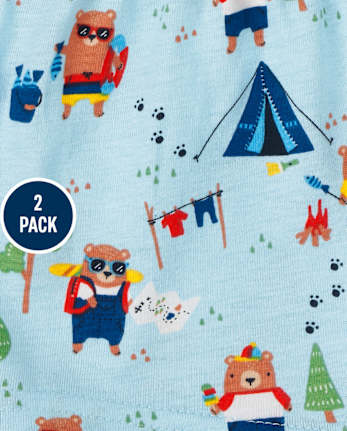 Pack de 2 pantalones cortos Camper para bebé niño