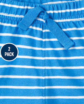 Baby Boys Striped Shorts 2-Pack