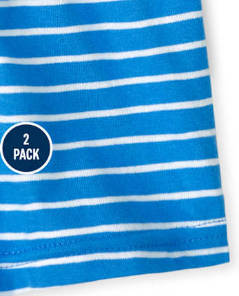 Baby Boys Striped Shorts 2-Pack