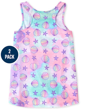 Girls Mermaid Unicorn Pajamas 2-Pack