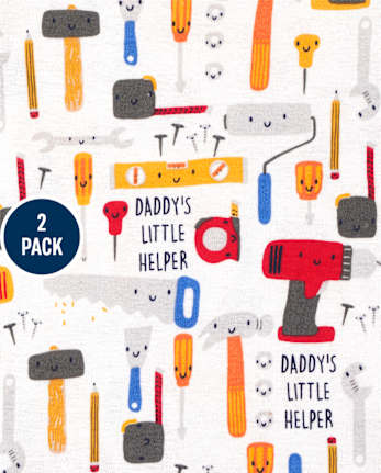Bébé Et tout-petit Construction Snug Fit coton Pyjama 2-Pack