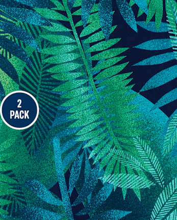 Pack de 2 camisetas sin mangas estampadas para niños