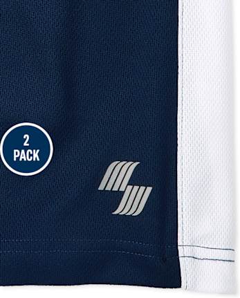 Boys Basketball Mesh Performance Top 2-Pack