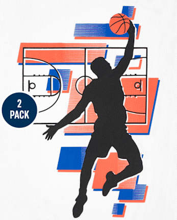 Boys Basketball Mesh Performance Top 2-Pack