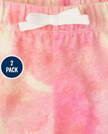 Lot de 2 shorts imprimés pour fille