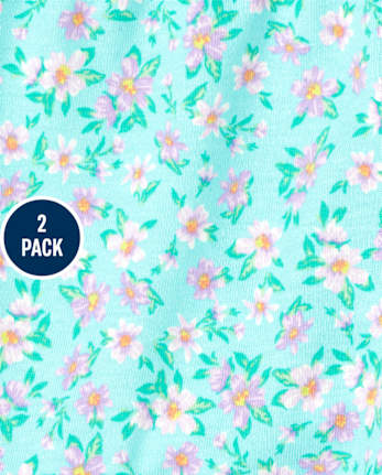 Lot de 2 shorts imprimés pour fille