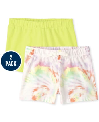 Lot de 2 shorts à volants pour fille