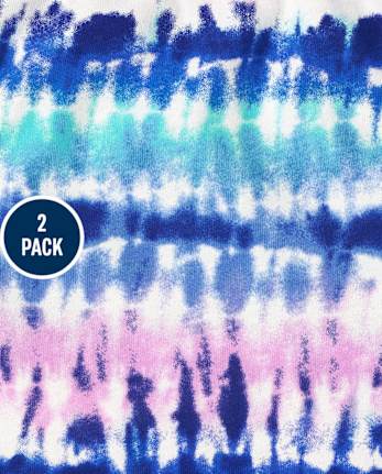 Girls Print Shorts 2-Pack