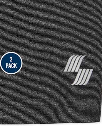 Shorts de baloncesto Marled Performance para niños, paquete de 2