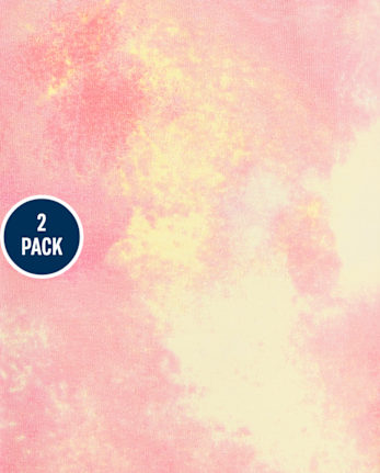 Girls Print Bike Shorts 2-Pack