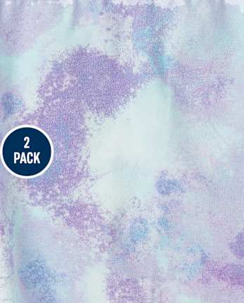 Pack de 2 shorts ciclistas estampados para niña