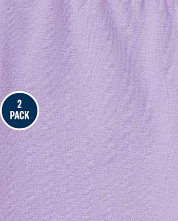 Pack de 2 shorts ciclistas estampados para niña