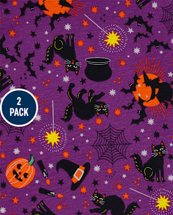 Toddler Girls Halloween High Low Top 2-Pack