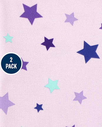 Toddler Girls Dino Star Leggings 2-Pack