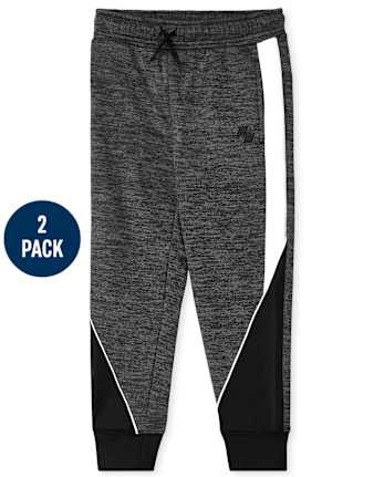 Boys Colorblock Performance Jogger Pants 2-Pack