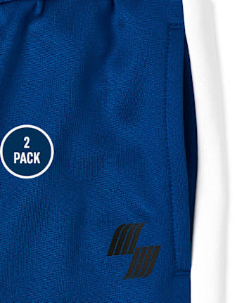 Boys Colorblock Performance Jogger Pants 2-Pack