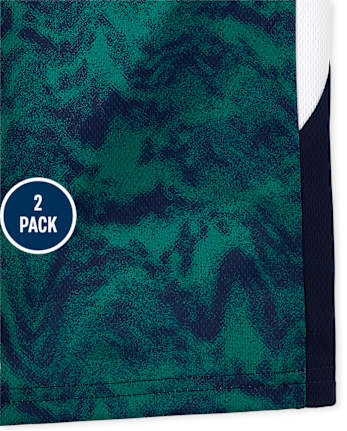 Boys Print Performance Top 2-Pack