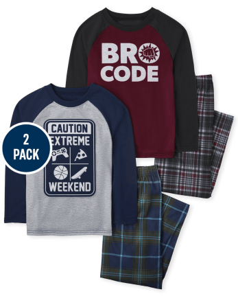 Boys Weekend Bro Pajamas 2-Pack